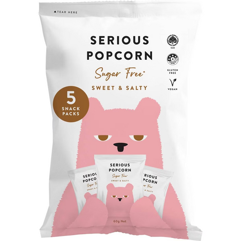 Serious Popcorn Sugar Free Sweet & Salty 60g