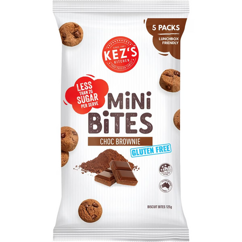 Kez's Kitchen Mini Bites Chocolate Brownie 125g