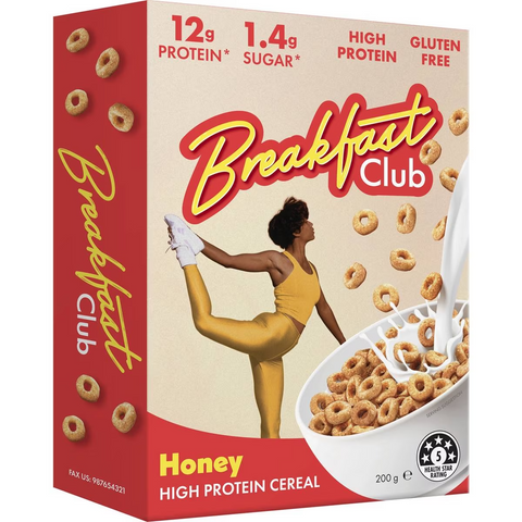 Breakfast Club Honey High Protein Cereal 200g