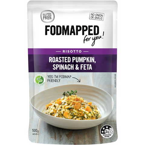 Fodmapped For You Roasted Pumpkin Spinach & Feta 500g