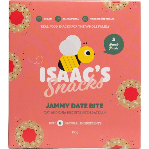 Isaac's Snacks Jammy Date Bite 150g