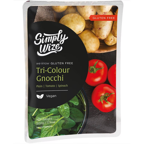 Simply Wize Tri Colour Gnocchi 500g