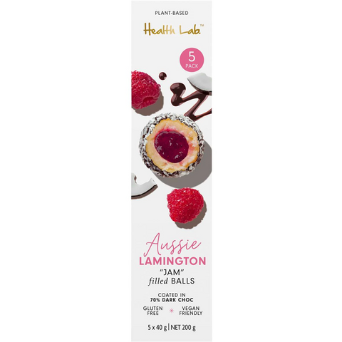 Health Lab Aussie Lamington Jam Filled Chocolate Coated Balls 5