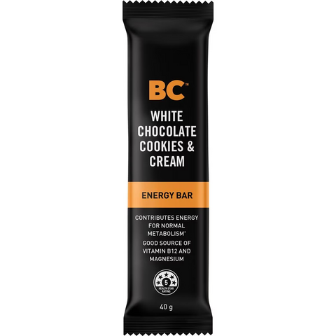 Bc Snacks White Choc Cookies & Cream Energy Bar 40g