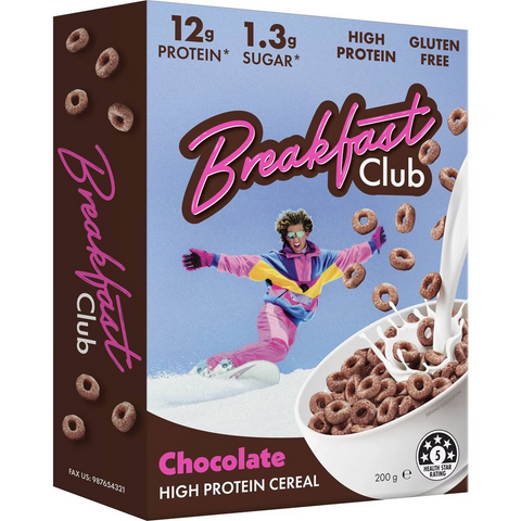 Breakfast Club Chocolate High Protein Cereal 200g