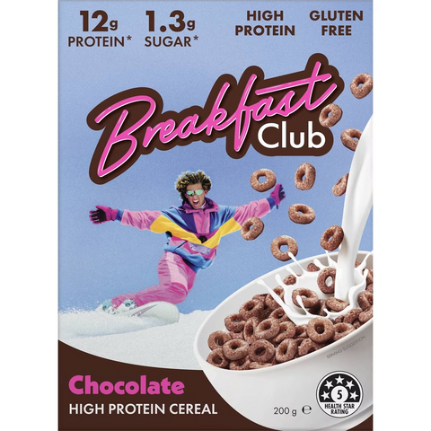 Breakfast Club Chocolate High Protein Cereal 200g