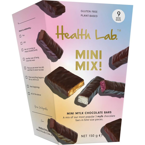 Health Lab Mini Mix Mylk Chocolate Bars 150g