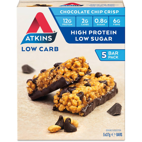 Atkins Day Break Bar Chocolate Chip Crisp 5x37g