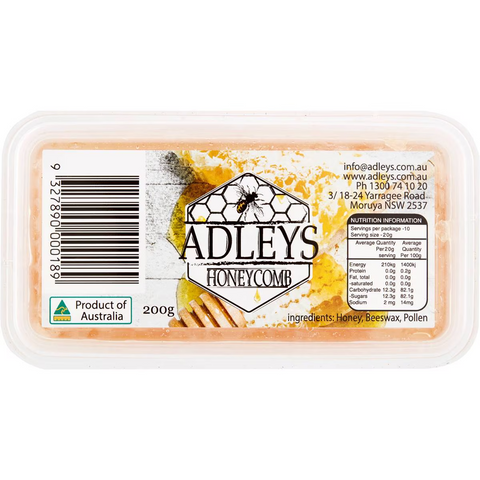 Adley's Honey Honeycomb 200g