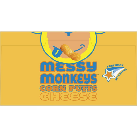 Messy Monkeys Corn Puffs Cheese 102g