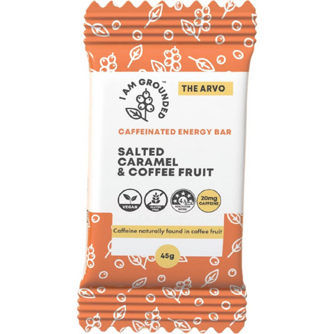 I Am Grounded Caffeinated Energy Salted Caramel & Coffee Fruit Bar 45g