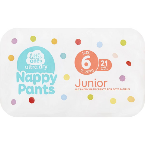 Little One's Nappy Pants Junior 15-20 Kg 21 Pack