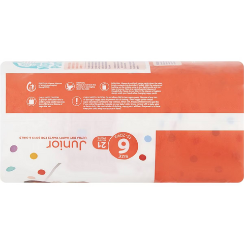 Little One's Nappy Pants Junior 15-20 Kg 21 Pack