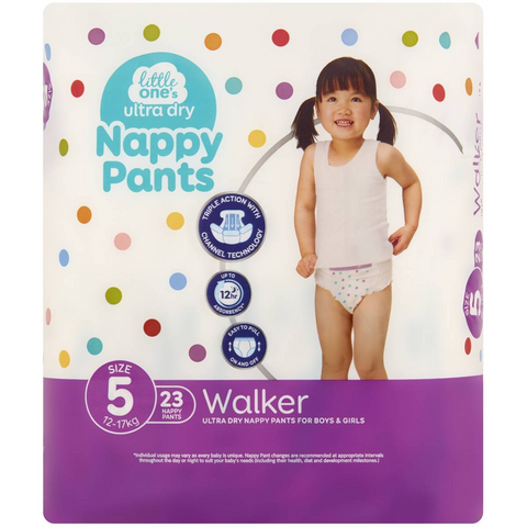 Little One's Nappy Pants Walker 13-18kg 23 Pack