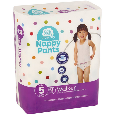 Little One's Nappy Pants Walker 13-18kg 23 Pack