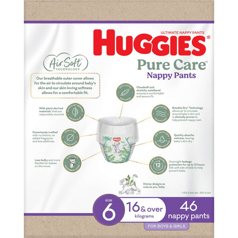 Huggies Ultimate Nappy Pants Size 6 (15kg & Over) 46 Pack