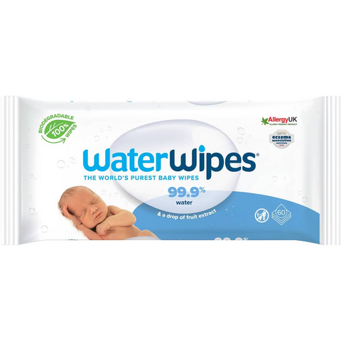 Waterwipes Fragrance Free Sensitive Skin Baby Wipes 60 Pack