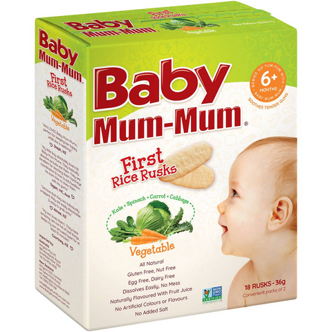 Baby Mum-mum Snack Vegetable Rice Rusk 36g