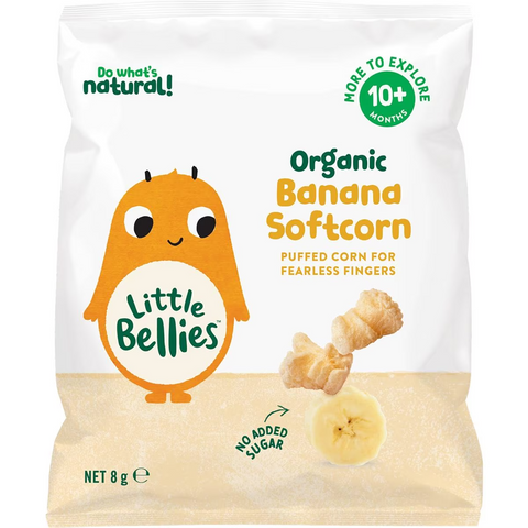 Little Bellies Organic Banana Softcorn 8g