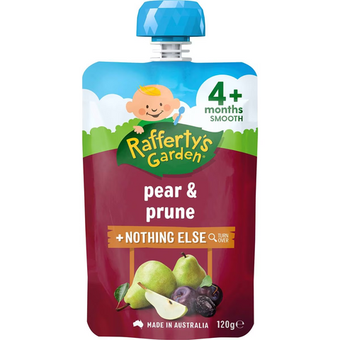 Rafferty's Garden Baby Food Pouch Pear & Prune & Nothing Else 4+ Months