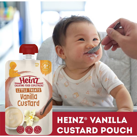 Heinz Baby Food 6+ Months Vanilla Custard 120g