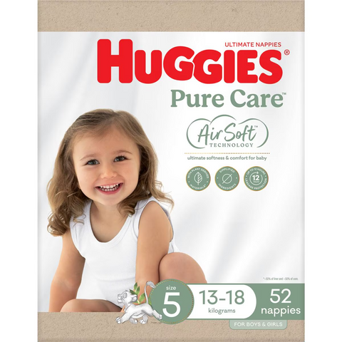 Huggies Ultimate Nappies Size 5 (13-18kg) 52 Pack