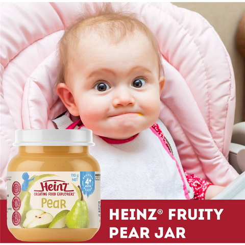 Heinz Baby Food Pear Puree 4+ Months 110g