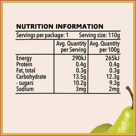 Heinz Baby Food Pear Puree 4+ Months 110g