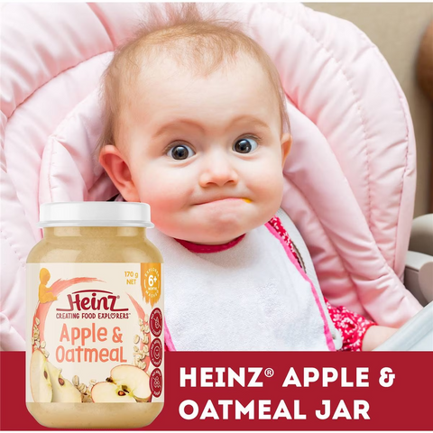 Heinz Baby Food Apple & Oatmeal 6+ Months 170g