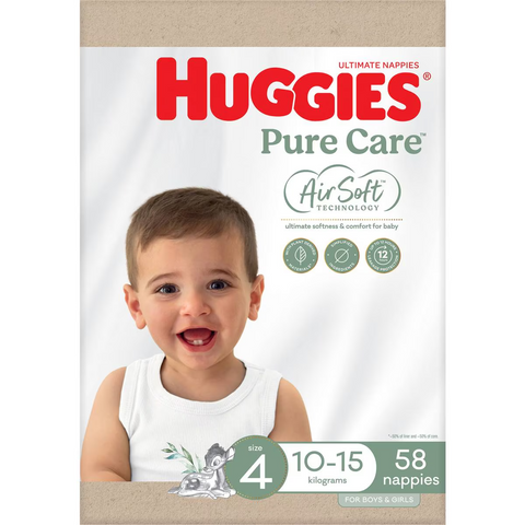 Huggies Ultimate Nappies Size 4 (10-15kg) 58 Pack