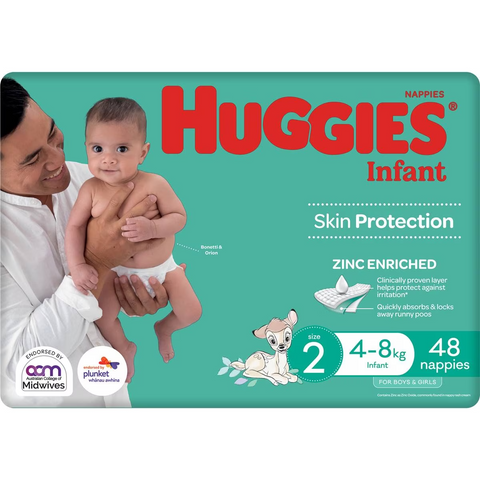 Huggies Infant Nappies Size 2 48 Pack