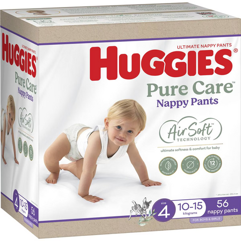 Huggies Ultimate Nappy Pants Size 4 (10-15kg) 56 Pack