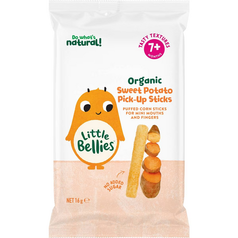 Little Bellies Organic Sweet Potato Pick-up Sticks 16g