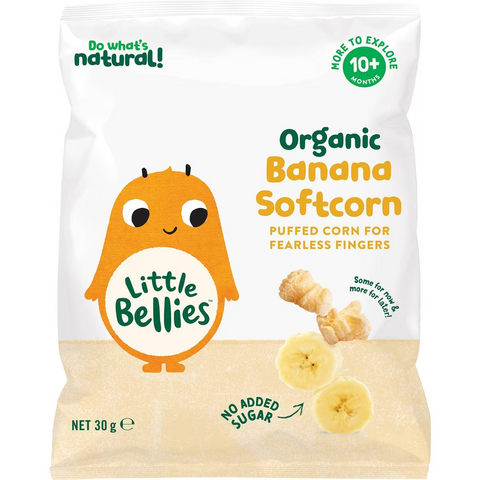 Little Bellies Organic Banana Softcorn 30g