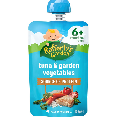 Rafferty's Garden Baby Food Pouch Protein Tuna & Garden Vegetables 6+