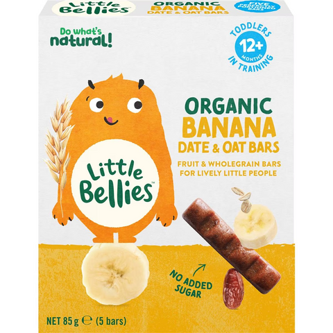 Little Bellies Organic Banana Date & Oat Bar 5 Pack