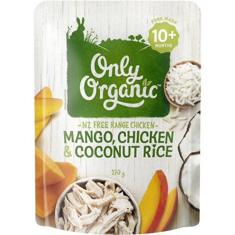 Only Organic Mango Chicken & Coconut Rice 170g