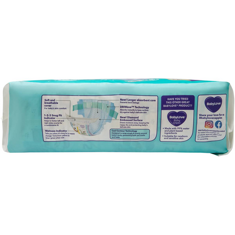 Babylove Cosifit Infant Nappies Size 2 (3-8kg) 76 Pack