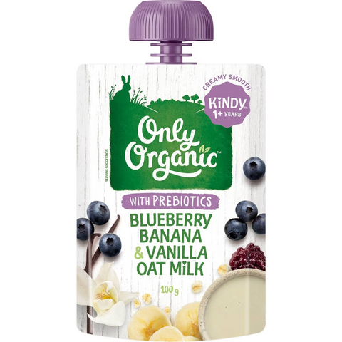 Only Organic Blueberry Banana & Vanilla Oat Milk 100g