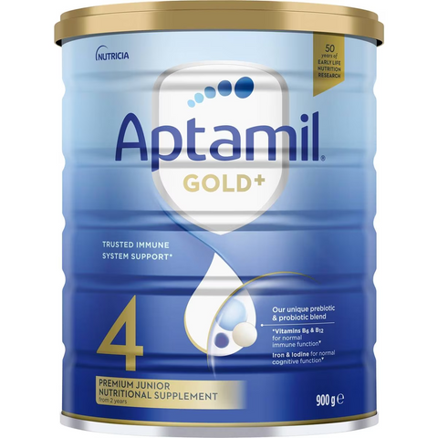 Aptamil Gold+ 4 Junior Milk Formula From 2+ Years 900g