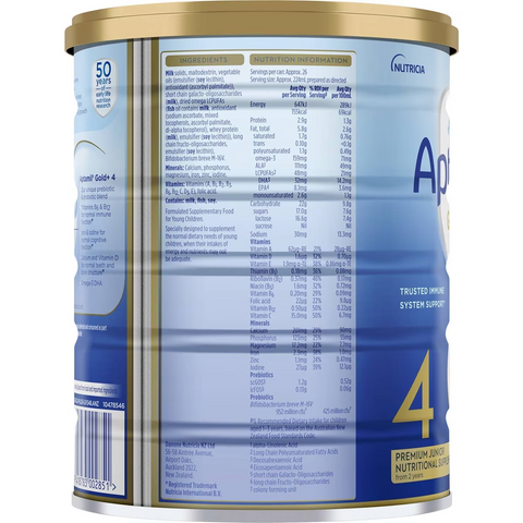 Aptamil Gold+ 4 Junior Milk Formula From 2+ Years 900g