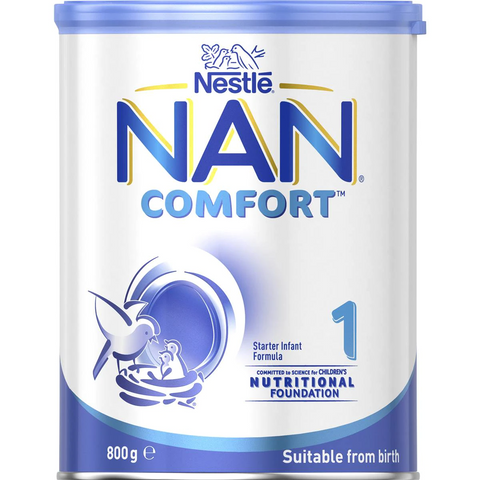 Nestle Nan Comfort 1 From Birth Starter Baby Formula Powder 800g