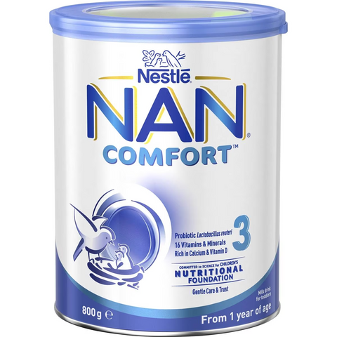 Nestle Nan Comfort 3 Toddler 1+ Years Milk Drink Powder 800g