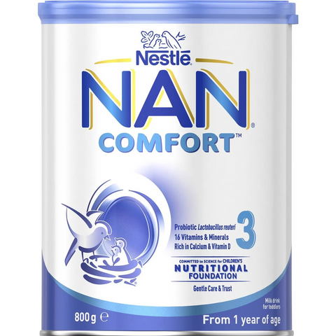 Nestle Nan Comfort 3 Toddler 1+ Years Milk Drink Powder 800g