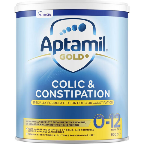 Aptamil Gold+ Colic & Constipation Baby Formula From 0-12 Months 900g