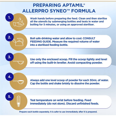 Aptamil Allerpro Syneo 2 Follow-on Formula Allergy 6-12 Months 900g