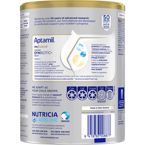 Aptamil Profutura 3 Premium Toddler Nutrition Supplement + 1 Year 900g