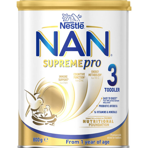 Nestle Nan Supremepro 3 Toddler 1+ Years Premium Milk Drink Powder 800g