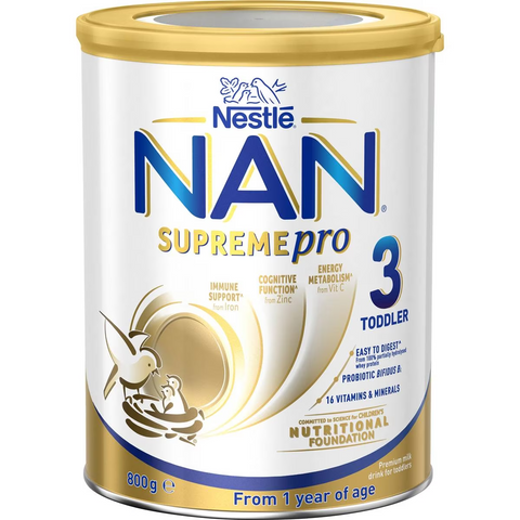 Nestle Nan Supremepro 3 Toddler 1+ Years Premium Milk Drink Powder 800g