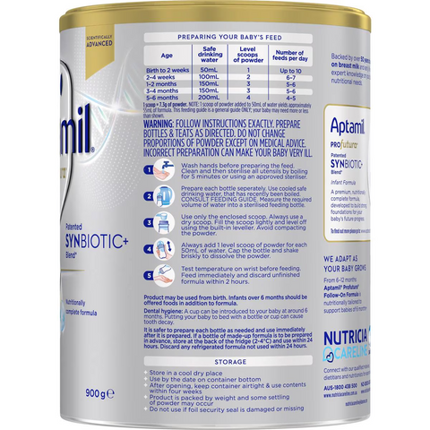 Aptamil Profutura 1 Premium Infant Formula From Birth To 6 Months